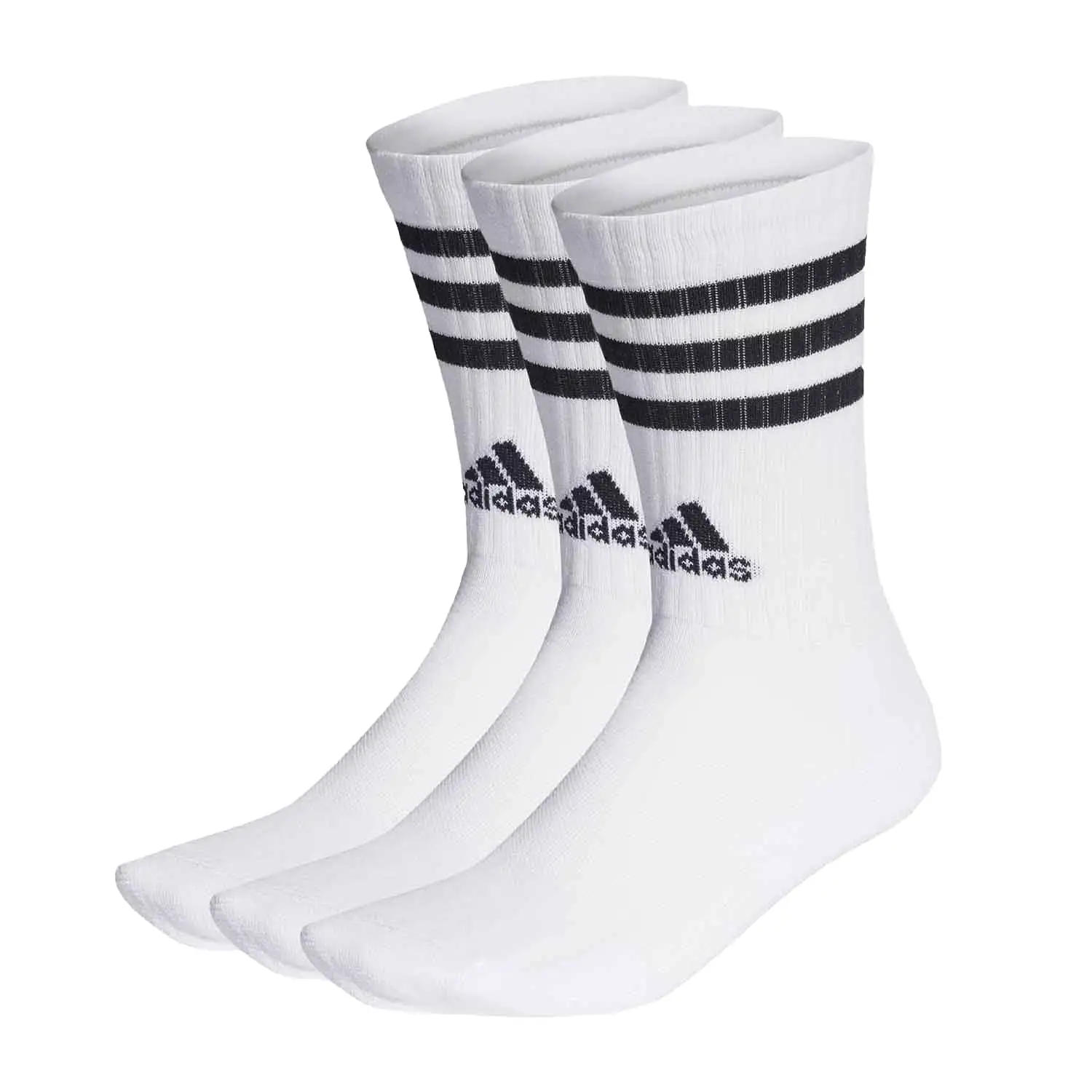 3-Stripes Cushioned Crew Socks 3 Pairs