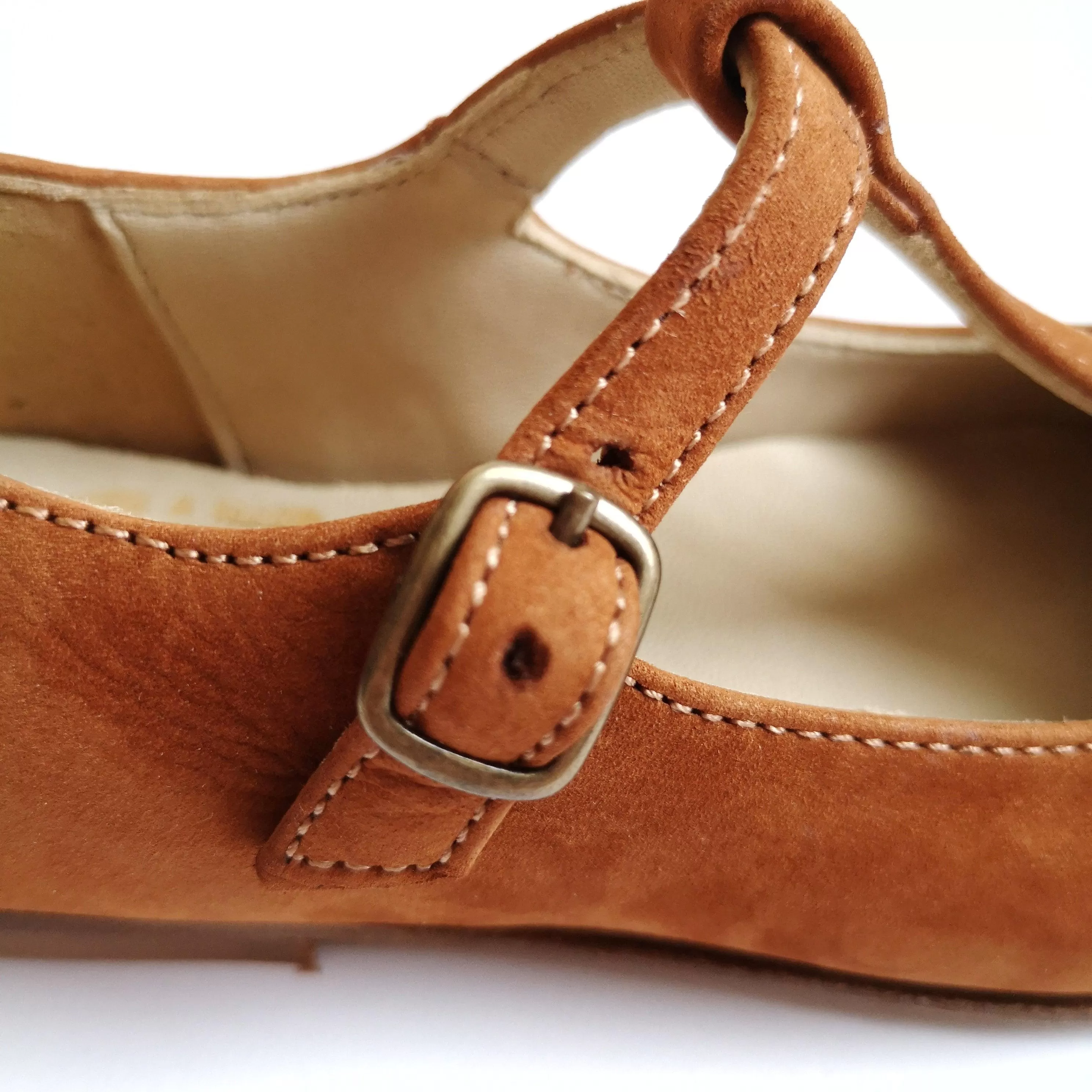 [30%OFF] T-strap Ballerina -morbidone CARAMEL CAFE (in-stock)