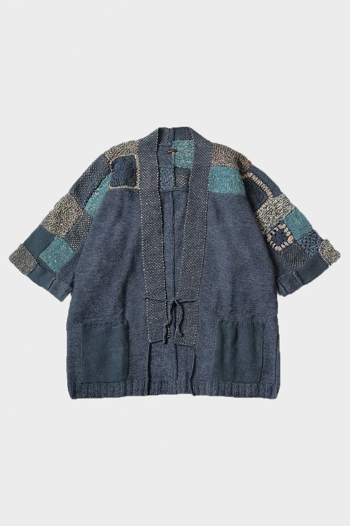 3G Hand Knit SPRING TUGIHAGI KESA Cardigan - Charcoal