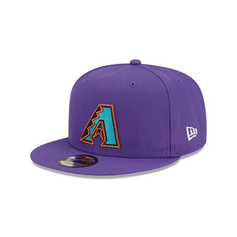 [60188159] Arizona Diamondbacks Patch Up Purple Men's Snapback