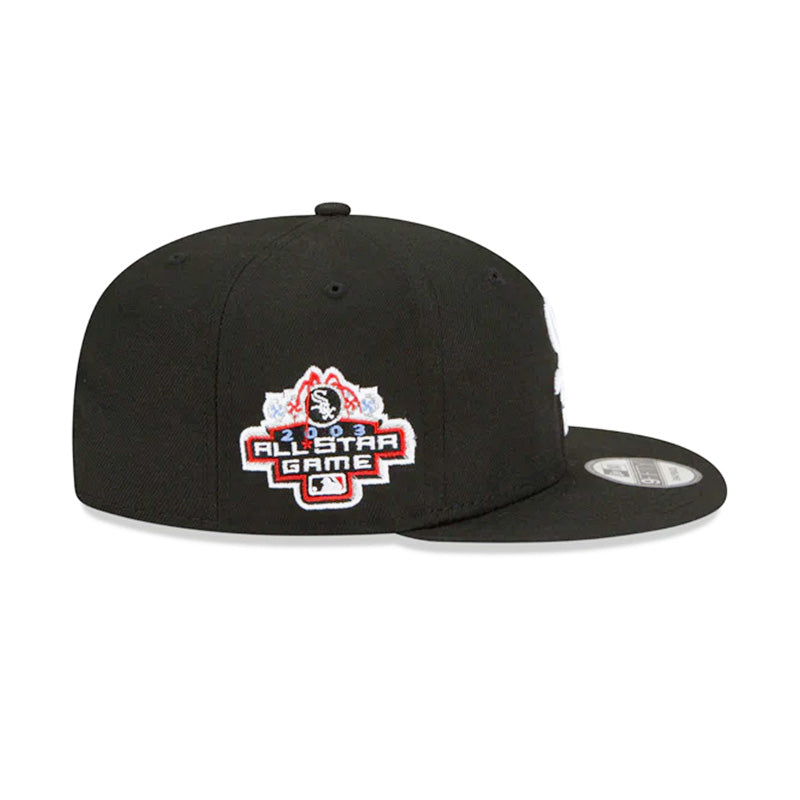 [60188164] Chicago White Sox 03 ASW Patch Up Black Mens Snapback