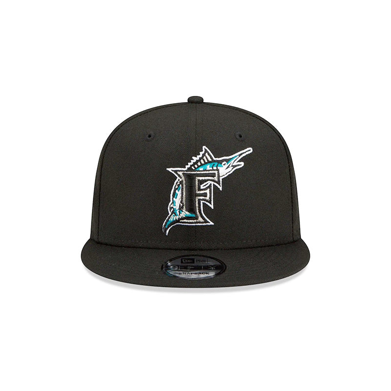 [60188165] Arizona Marlins 97 WS Patch Up Black Men's Snapback