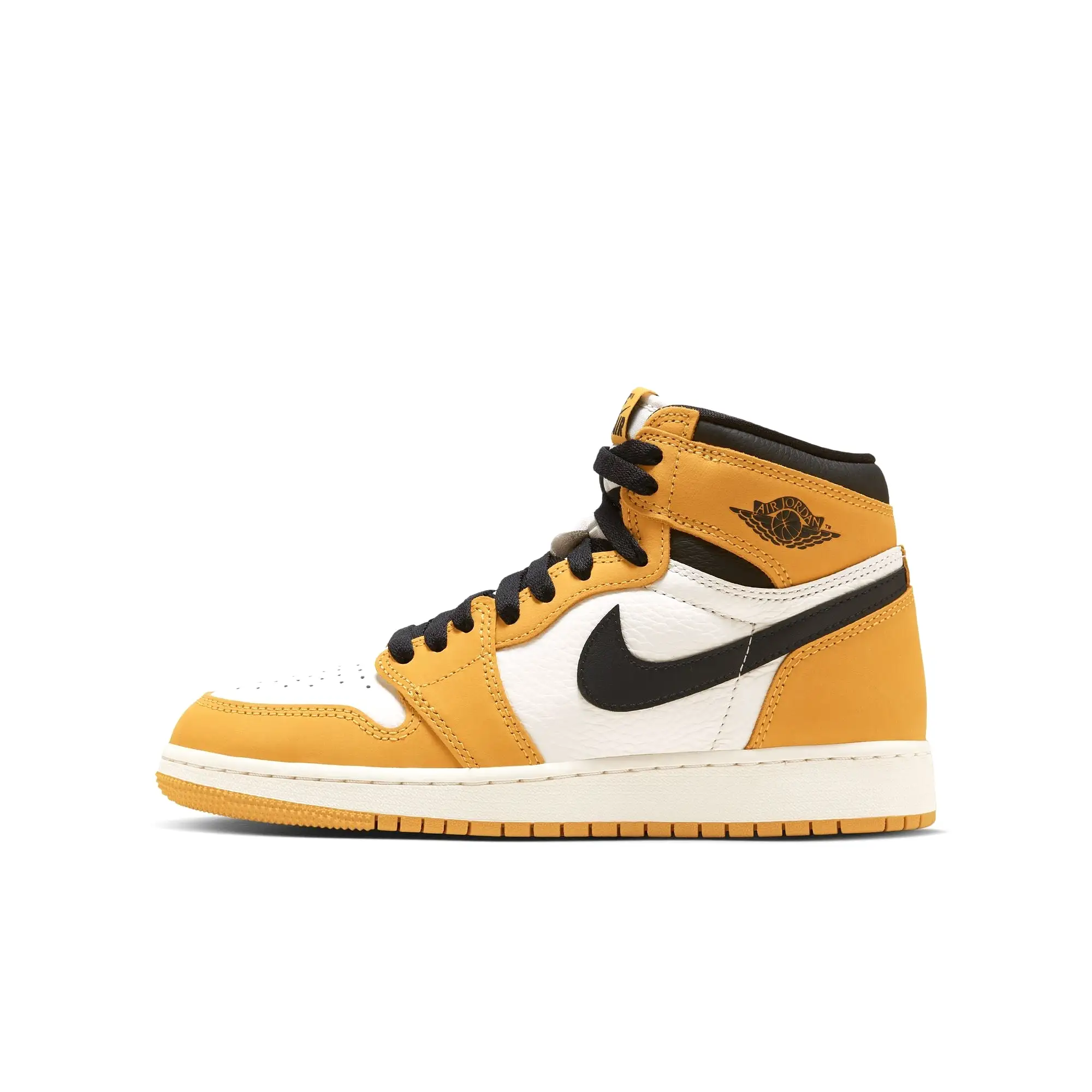 AIR JORDAN 1 HIGH OG GS - YELLOW OCHRE/BLACK-SAIL