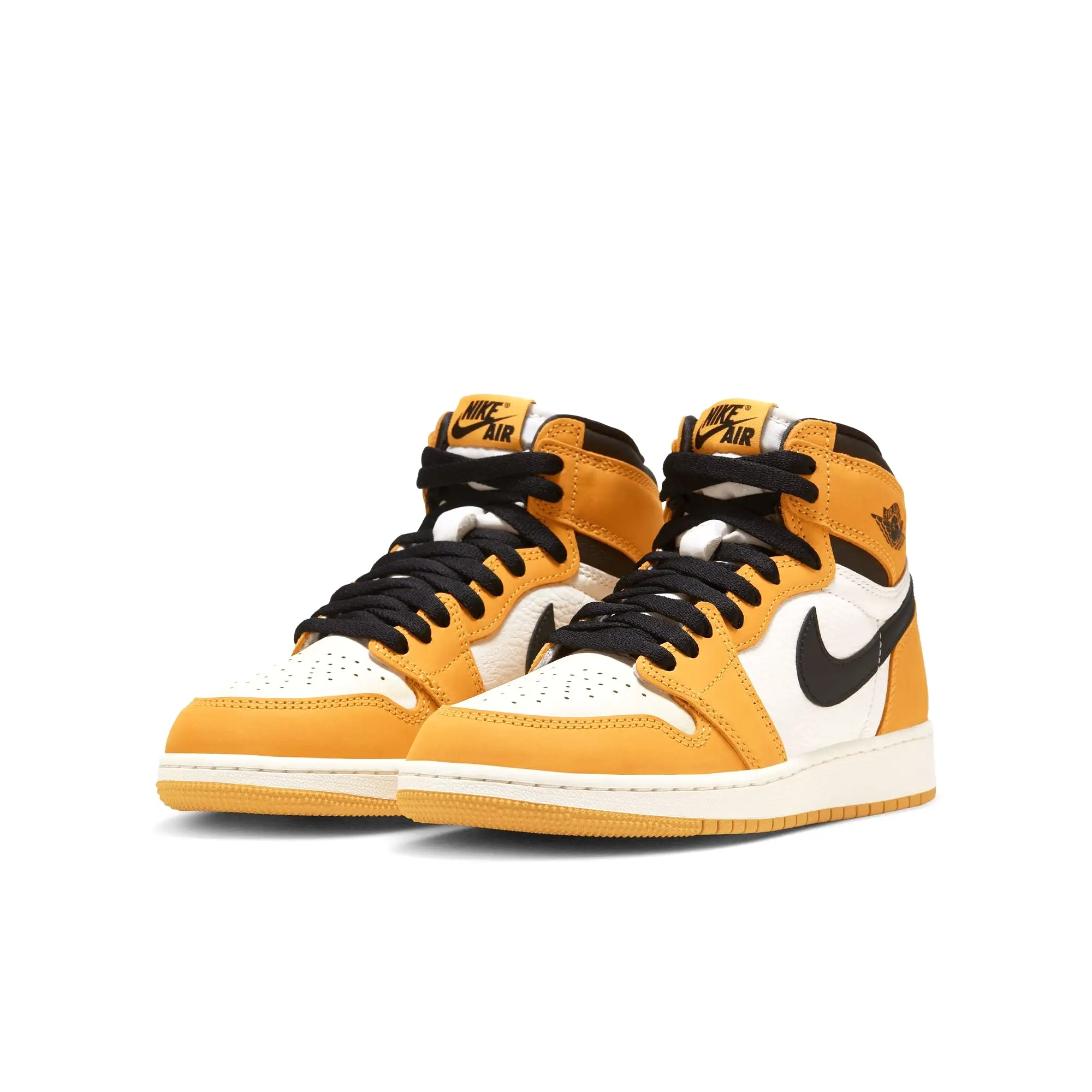 AIR JORDAN 1 HIGH OG GS - YELLOW OCHRE/BLACK-SAIL