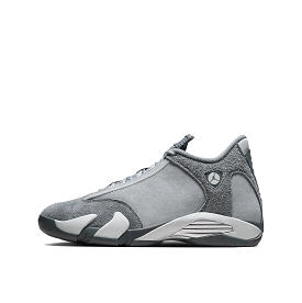 AIR JORDAN 14 RETRO FLINT GREY GS - FLINT GREY/STEALTH-WHITE