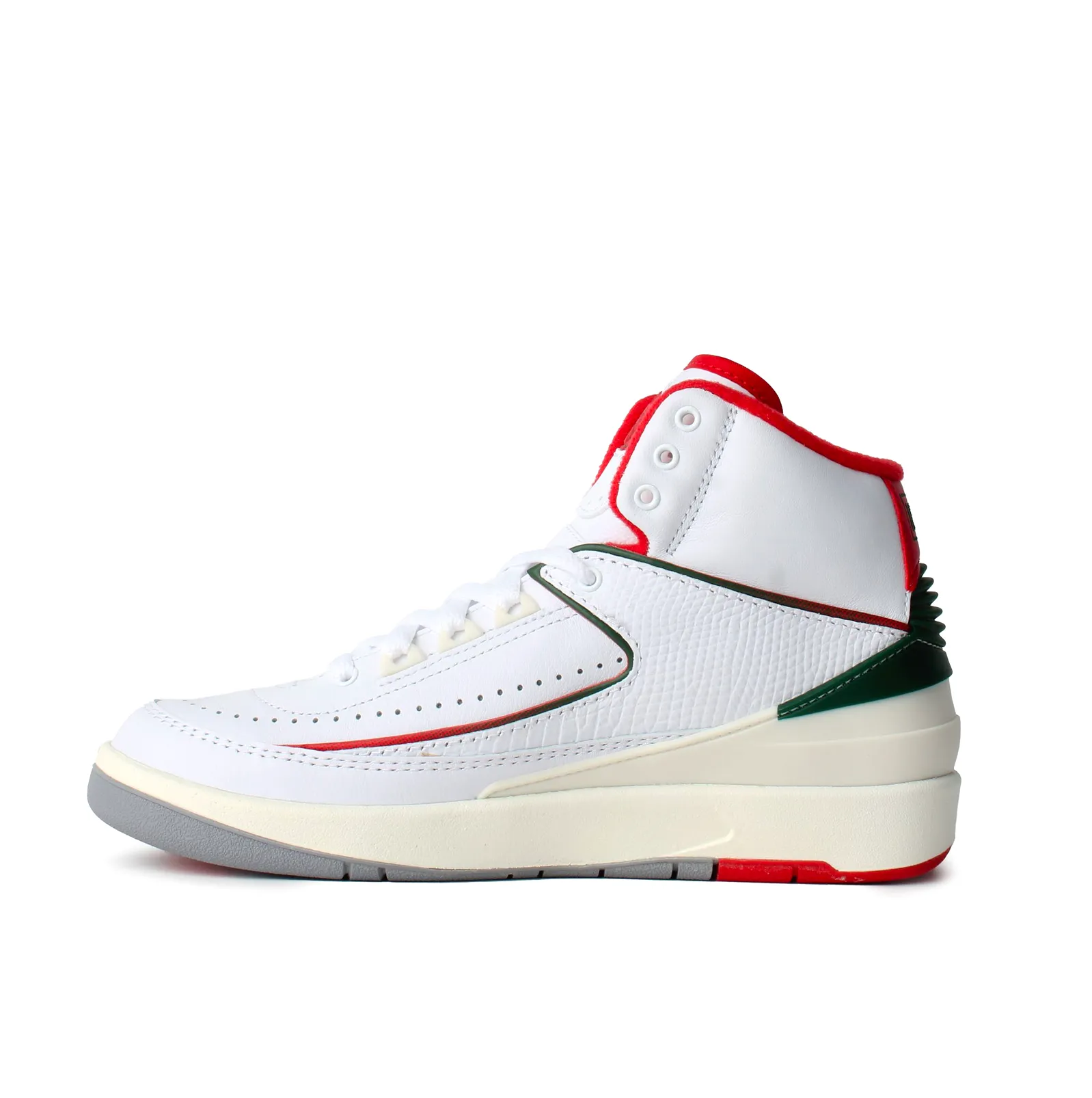 AIR JORDAN 2 RETRO GS - WHITE/FIRE RED-FIR-SAIL