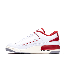 AIR JORDAN 2/3 GS - WHITE/VARSITY RED-SAIL-CEMENT GREY