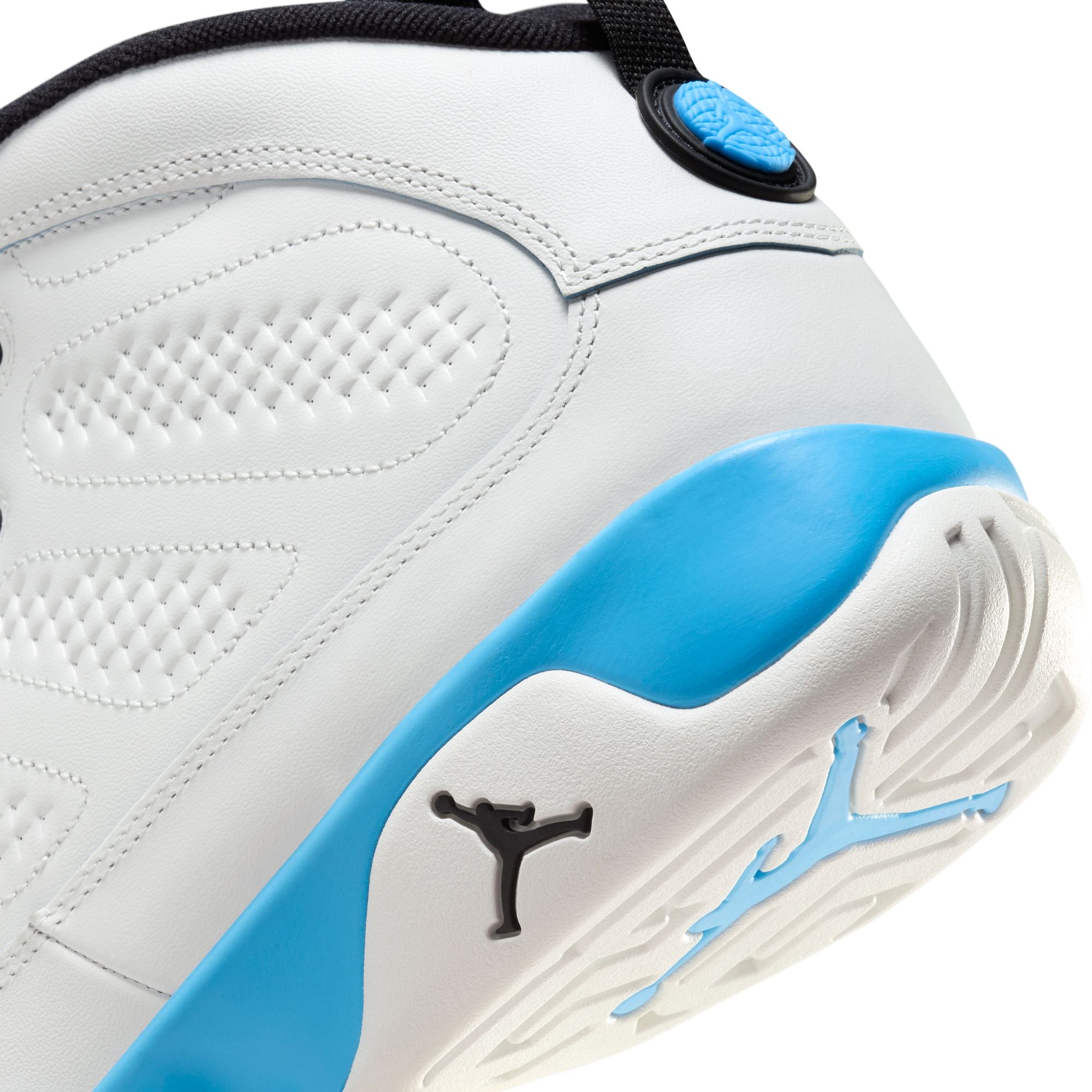 AIR JORDAN 9 RETRO GS - SUMMIT WHITE/BLACK-DK POWDER BLUE