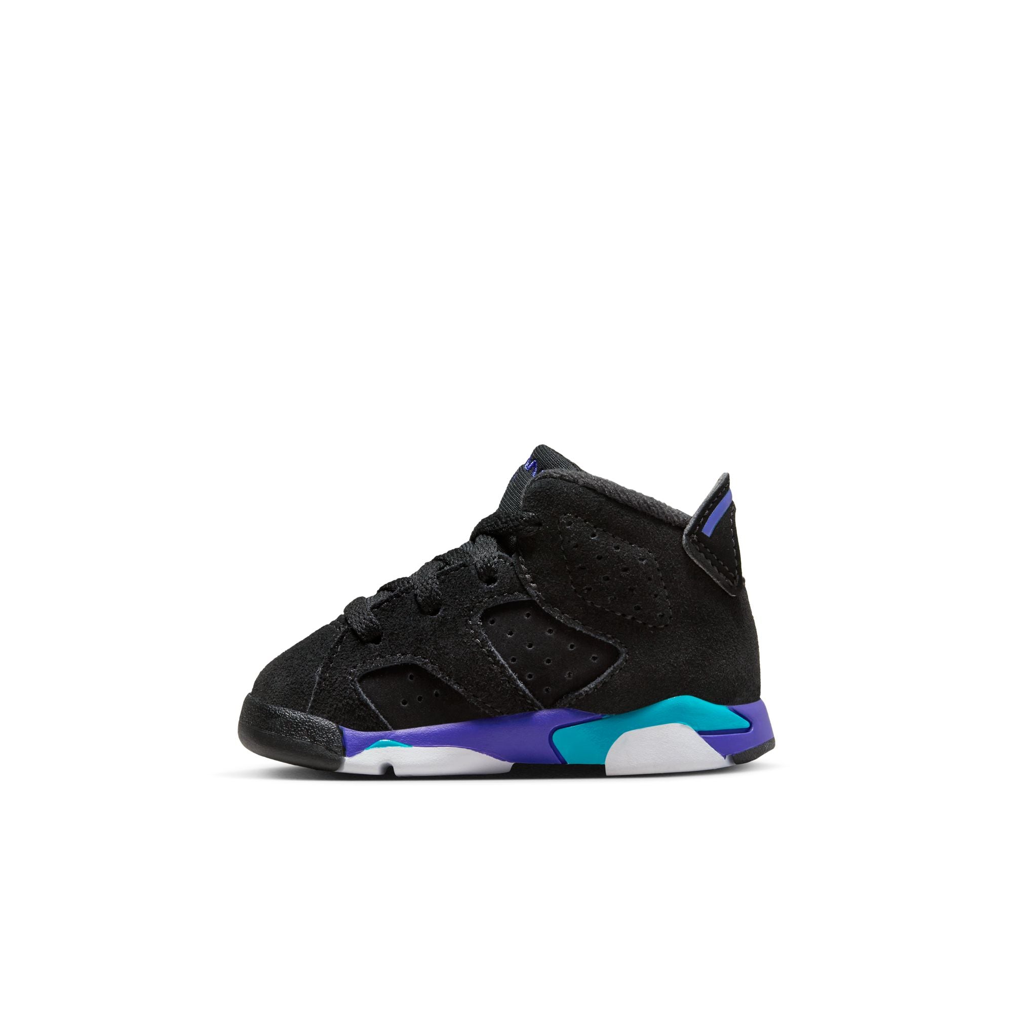 AIR JORDAN JORDAN 6 RETRO TD - BLACK/BRIGHT CONCORD-AQUATONE