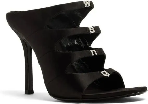 Alexander Wang Lolita 105mm crystal-embellished sandals Black