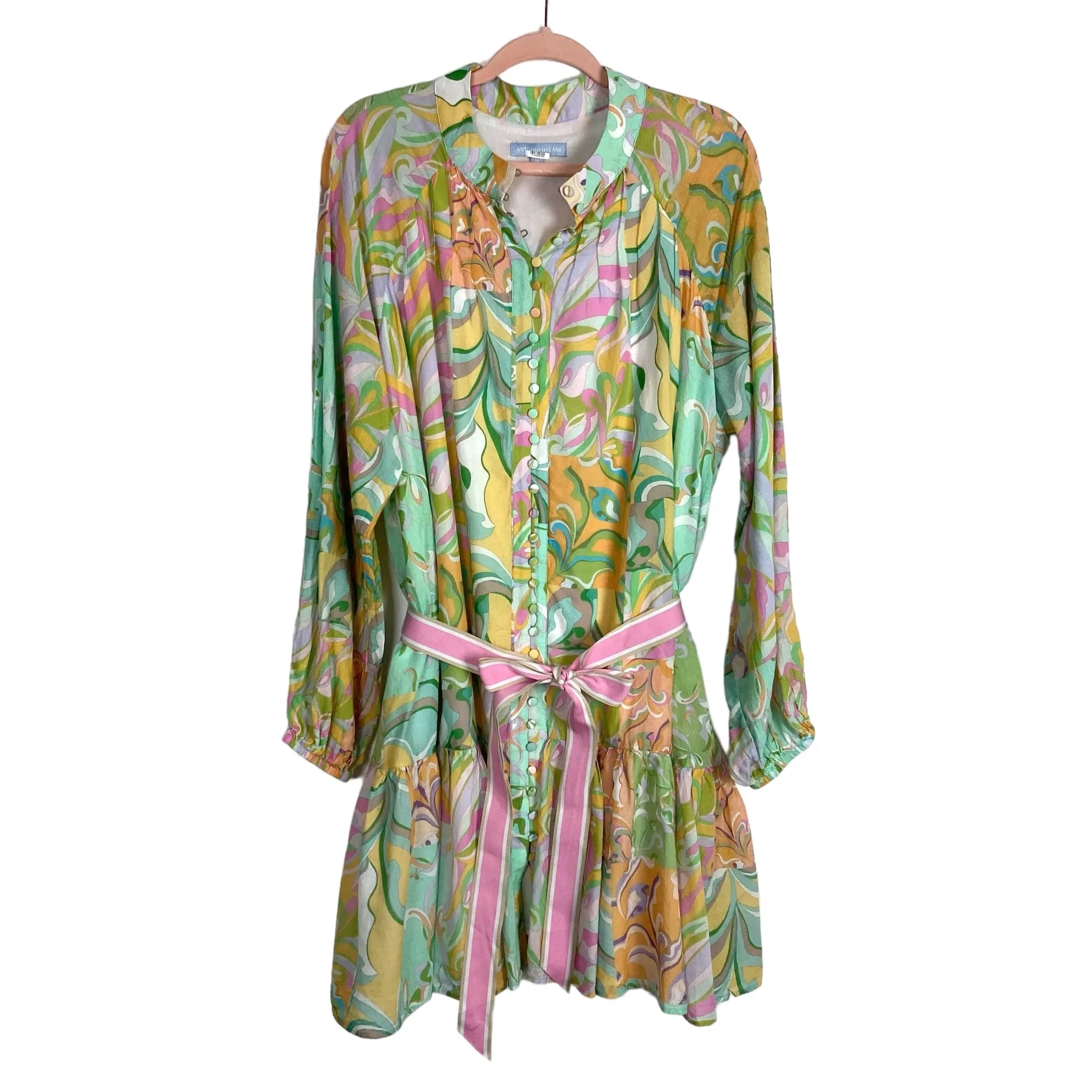 Antonio Melani Pastel Belted Dress- Size 16 (sold out online)