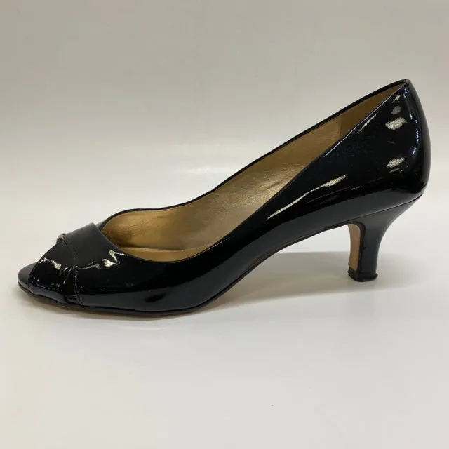 Antonio Melani Women's Size 6 Black Solid Open Toe Shoes