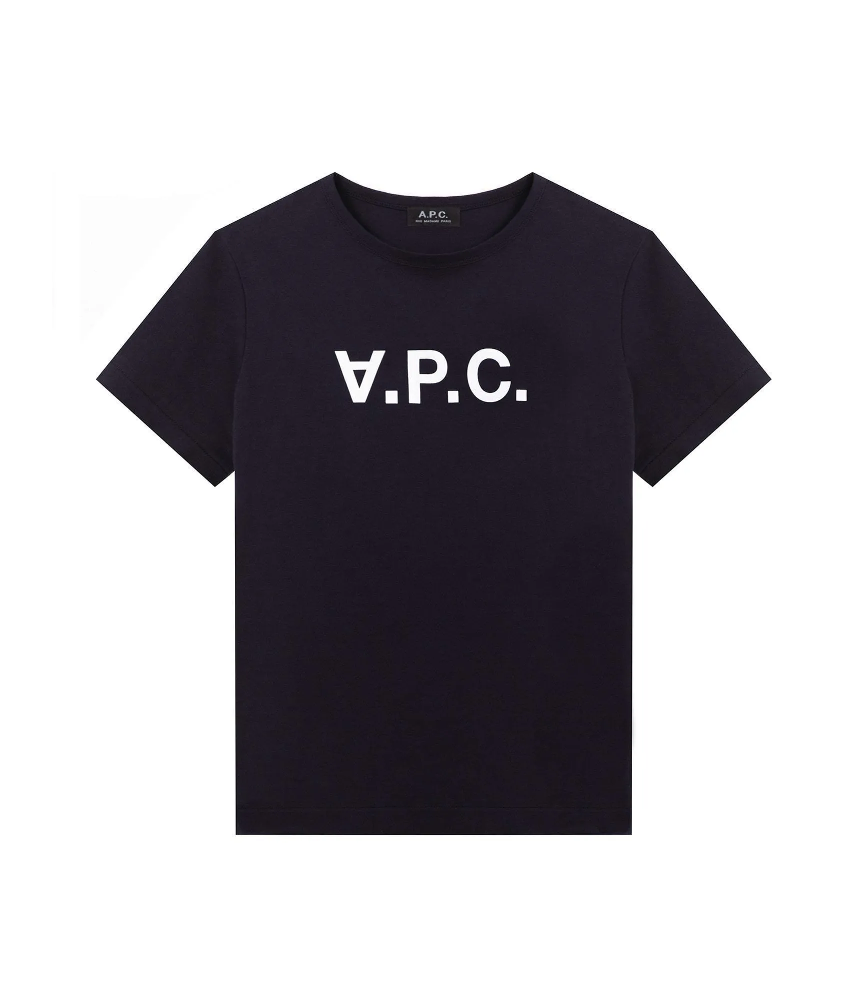 A.P.C.  |Crew Neck Stripes Unisex Street Style Cotton Short Sleeves