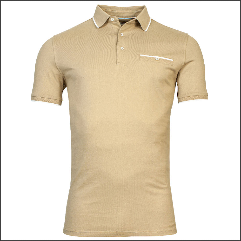 BAILEYS Beige Polo Top*