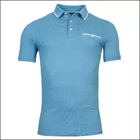 BAILEYS Mid Blue Polo Top*