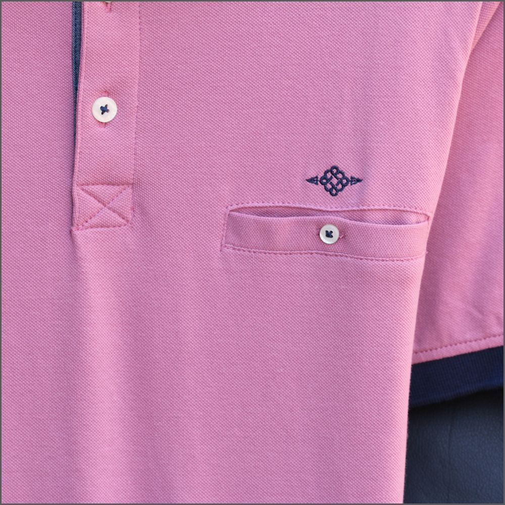 BAILEYS Salmon Pocket Polo Shirt*