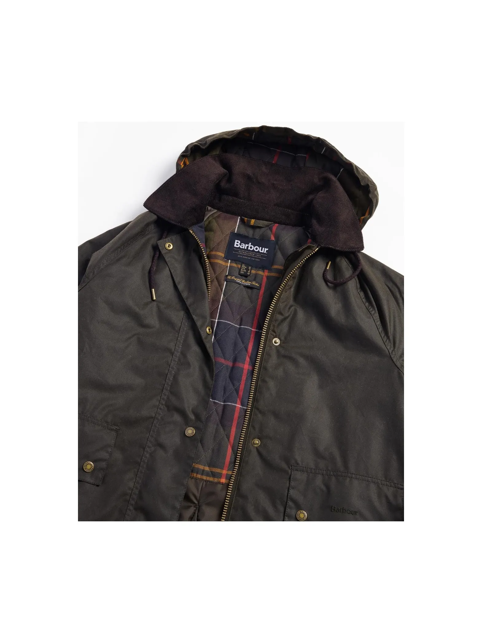 BARBOUR JACKET WILLOWS WAX OLIVE