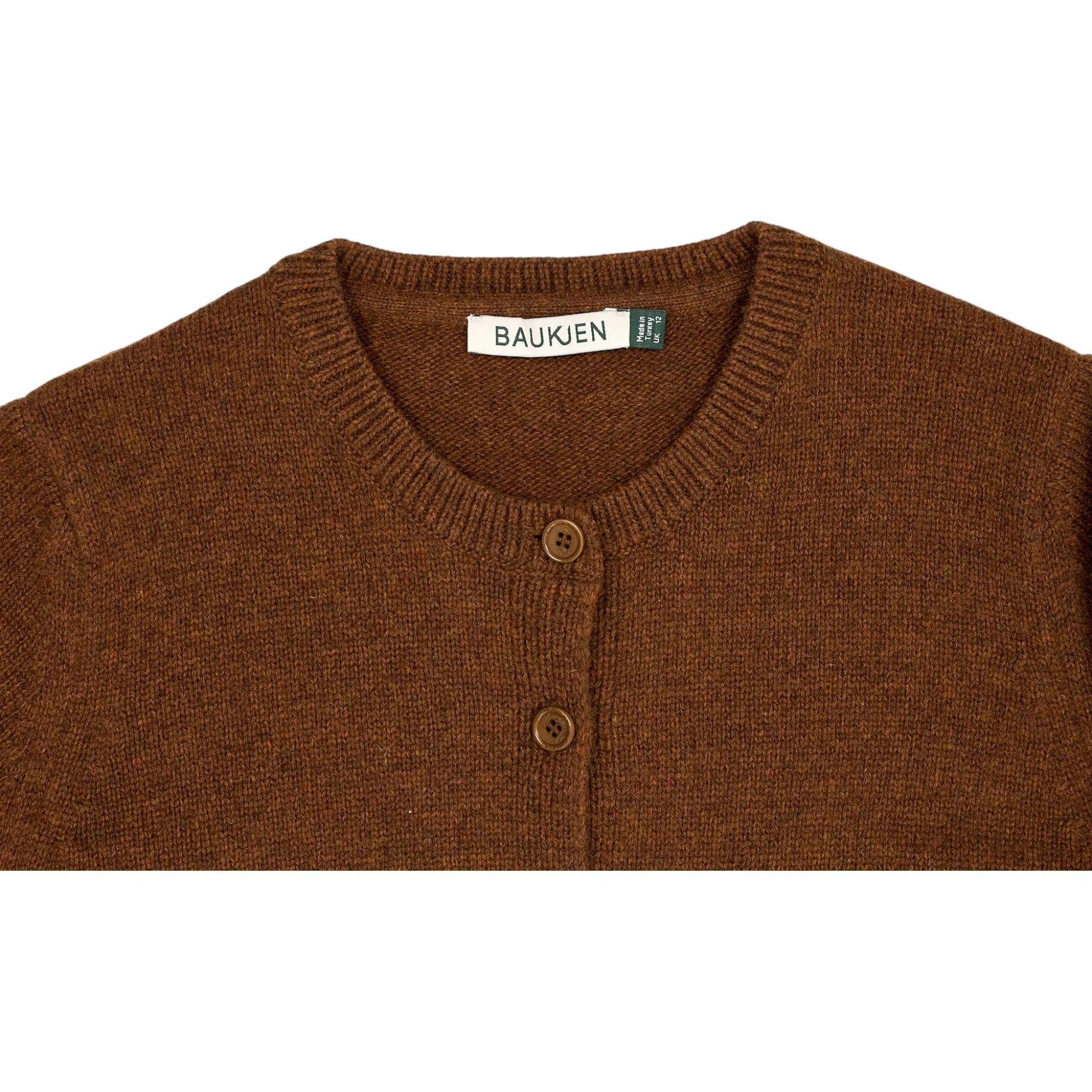 Baukjen Brown Knit Cardigan