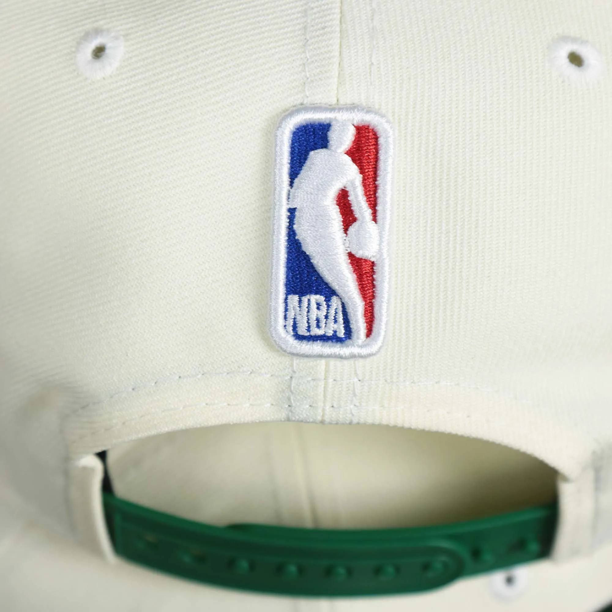 Boston Celtics NBA 2022 Draft Gray Bottom 9Fifty Snapback | New Era Cream/Kelly Green