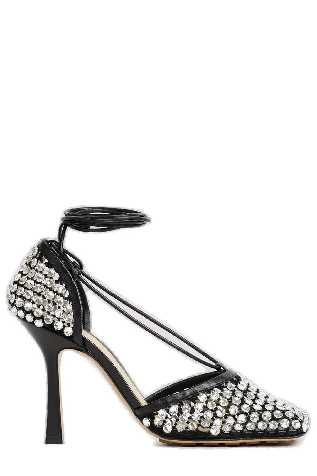 Bottega Veneta Sparkle Stretch Sandals