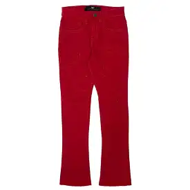 Boys Jordan Craig Martin Stacked Tribeca Twill Pants (Red) JTF956RB