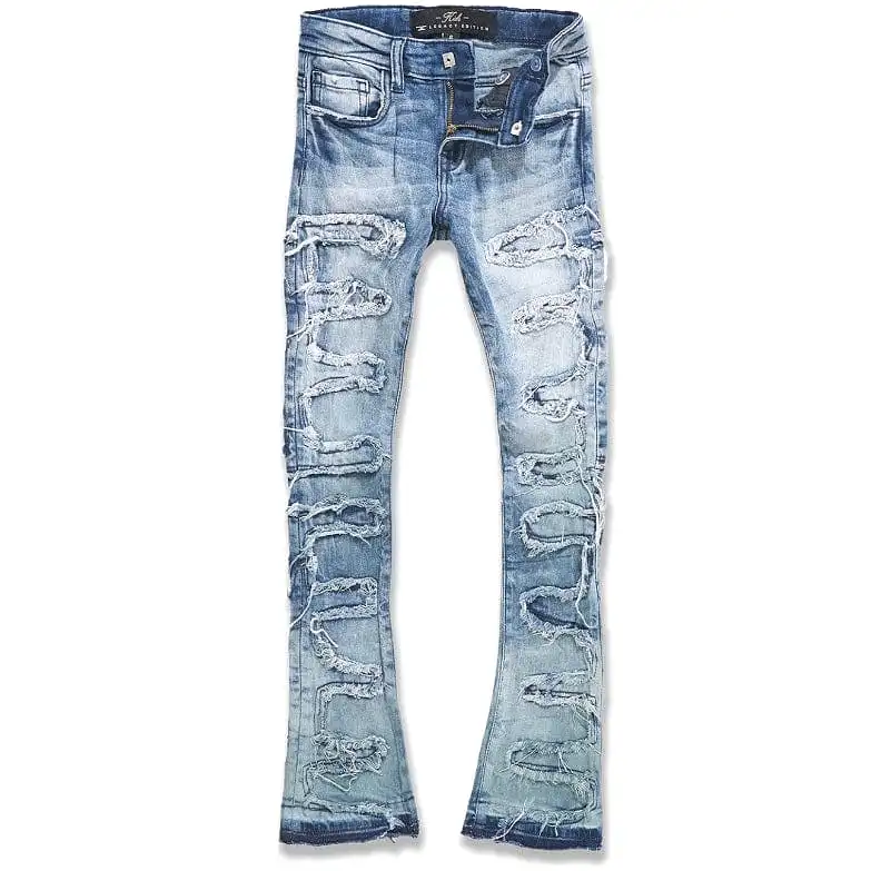 Boys Jordan Craig Stacked Oasis Denim (Nightfall) JTF1131B