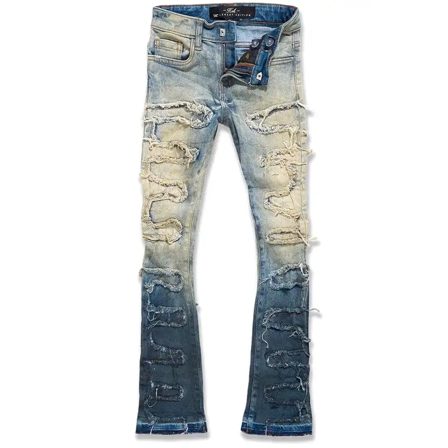 Boys Jordan Craig Stacked Python Denim (Vintage) JTF1130B