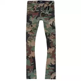 Boys Jordan Craig Stacked Tribeca Twill Pants (Vintage Camo) JTF960RCB