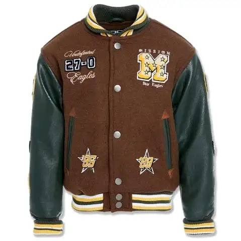 Boys Jordan Craig Star Eagles Varsity Jacket (Mission) 91617B