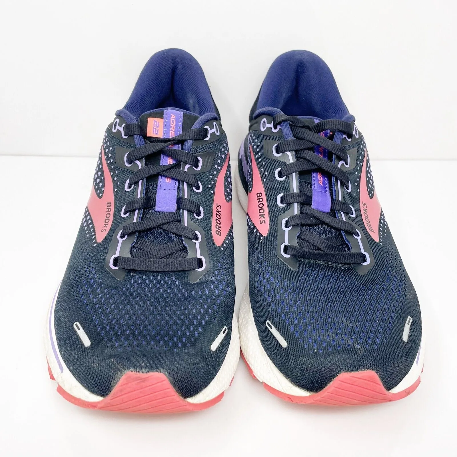 Brooks Womens Adrenaline GTS 22 1203531B080 Blue Running Shoes Sneakers Size 10B