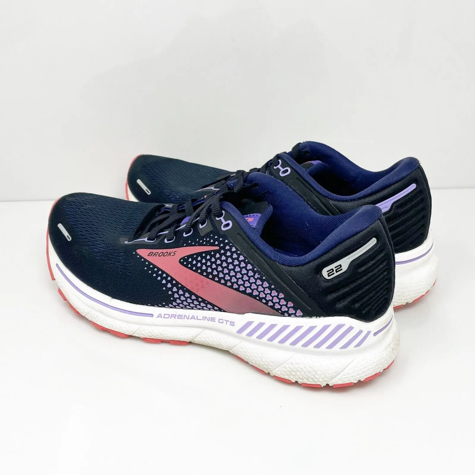 Brooks Womens Adrenaline GTS 22 1203531B080 Blue Running Shoes Sneakers Size 10B