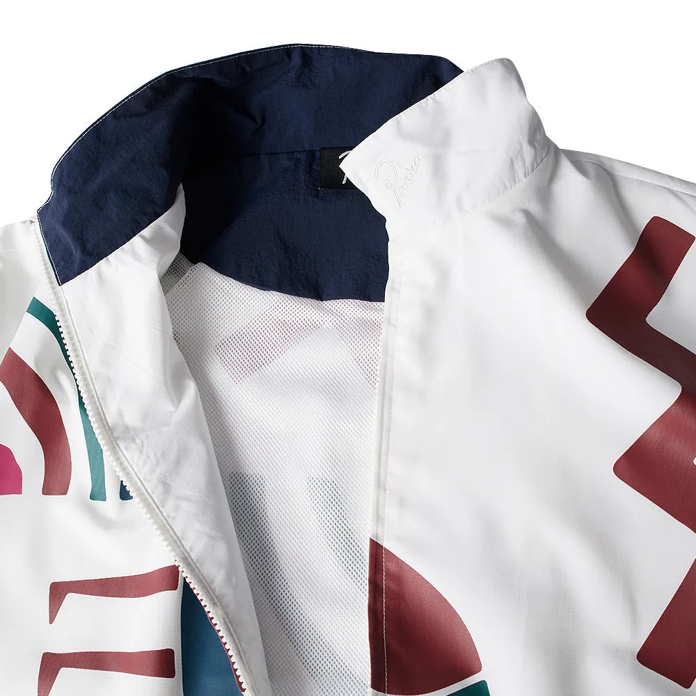 BY PARRA TENNIS MAYBE? TRACK JACKET // WHITE