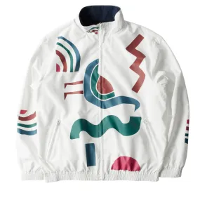 BY PARRA TENNIS MAYBE? TRACK JACKET // WHITE