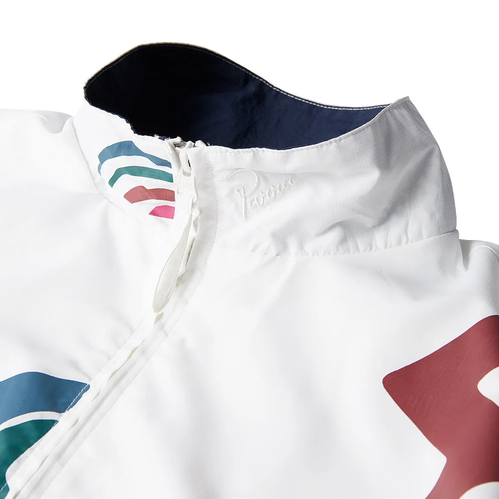 BY PARRA TENNIS MAYBE? TRACK JACKET // WHITE