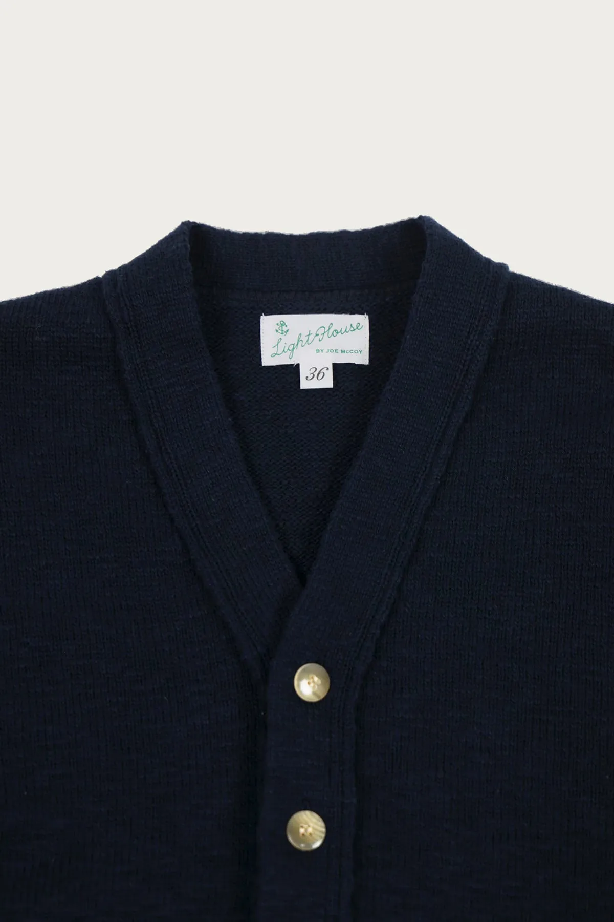 Cotton Summer Cardigan - Navy