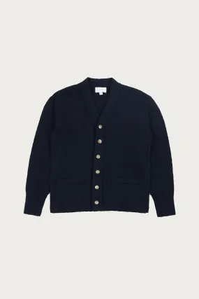 Cotton Summer Cardigan - Navy