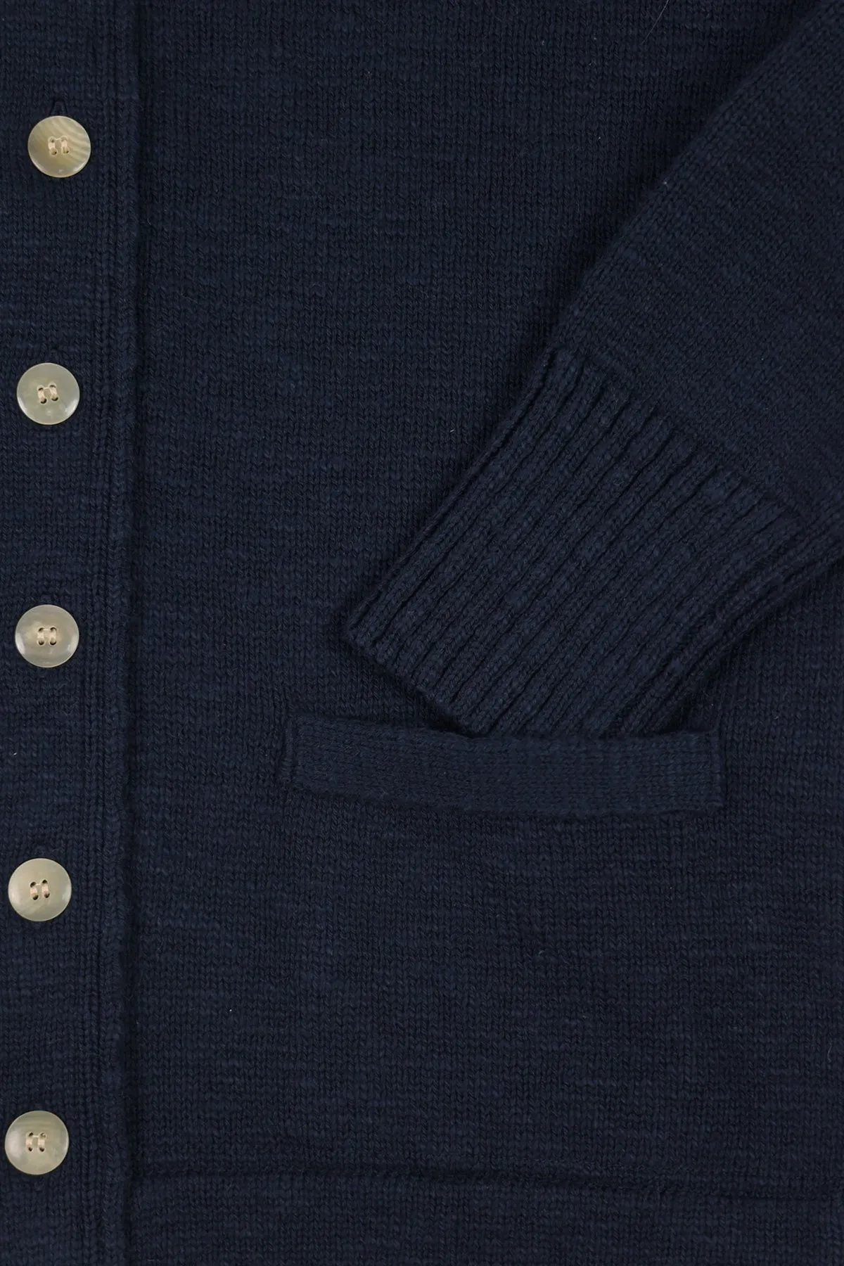 Cotton Summer Cardigan - Navy