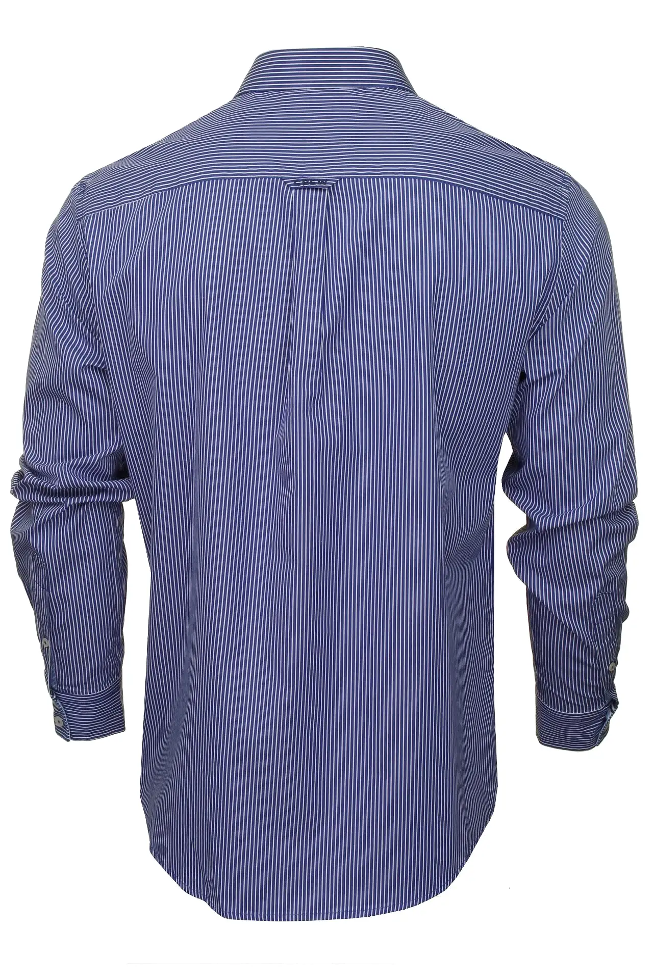 Crew Clothing Mens Stripe Poplin Shirt 'Classic Micro Stripes' Long Sleeved