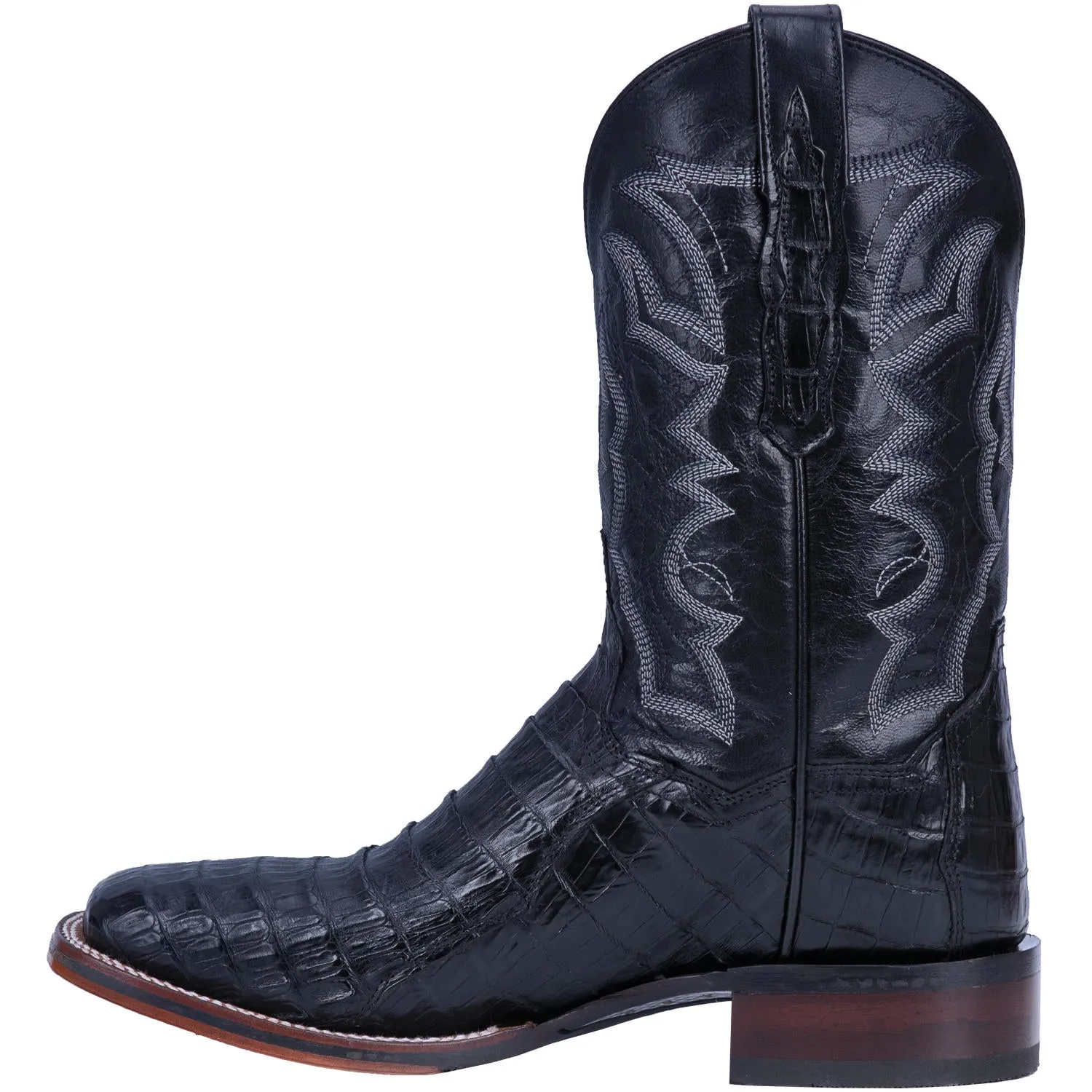 Dan Post Caiman Kingsly Western Black Leather Boots Men DP4805