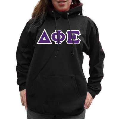 Delta Phi Epsilon Hanes 10oz. Hoodie - Hanes F170 - TWILL