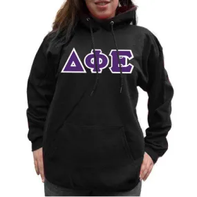 Delta Phi Epsilon Hanes 10oz. Hoodie - Hanes F170 - TWILL