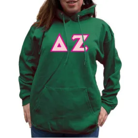 Delta Zeta Hanes 10oz. Hoodie - Hanes F170 - TWILL