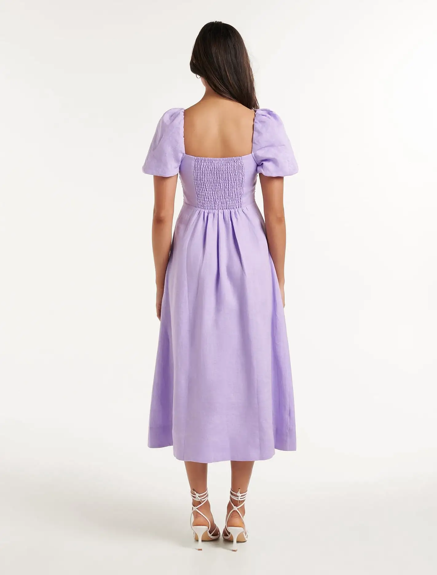 Dream Ruched Bodice Midi Dress