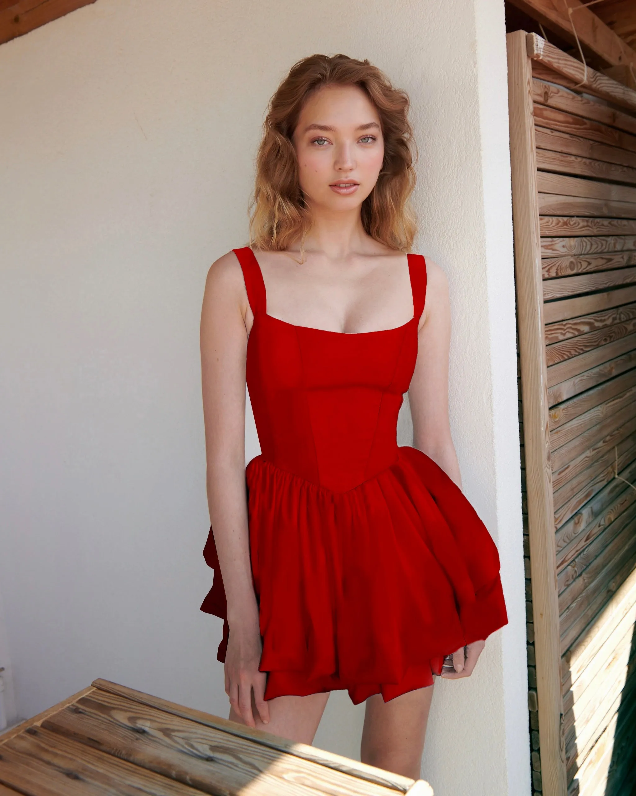 Este Dress - Red