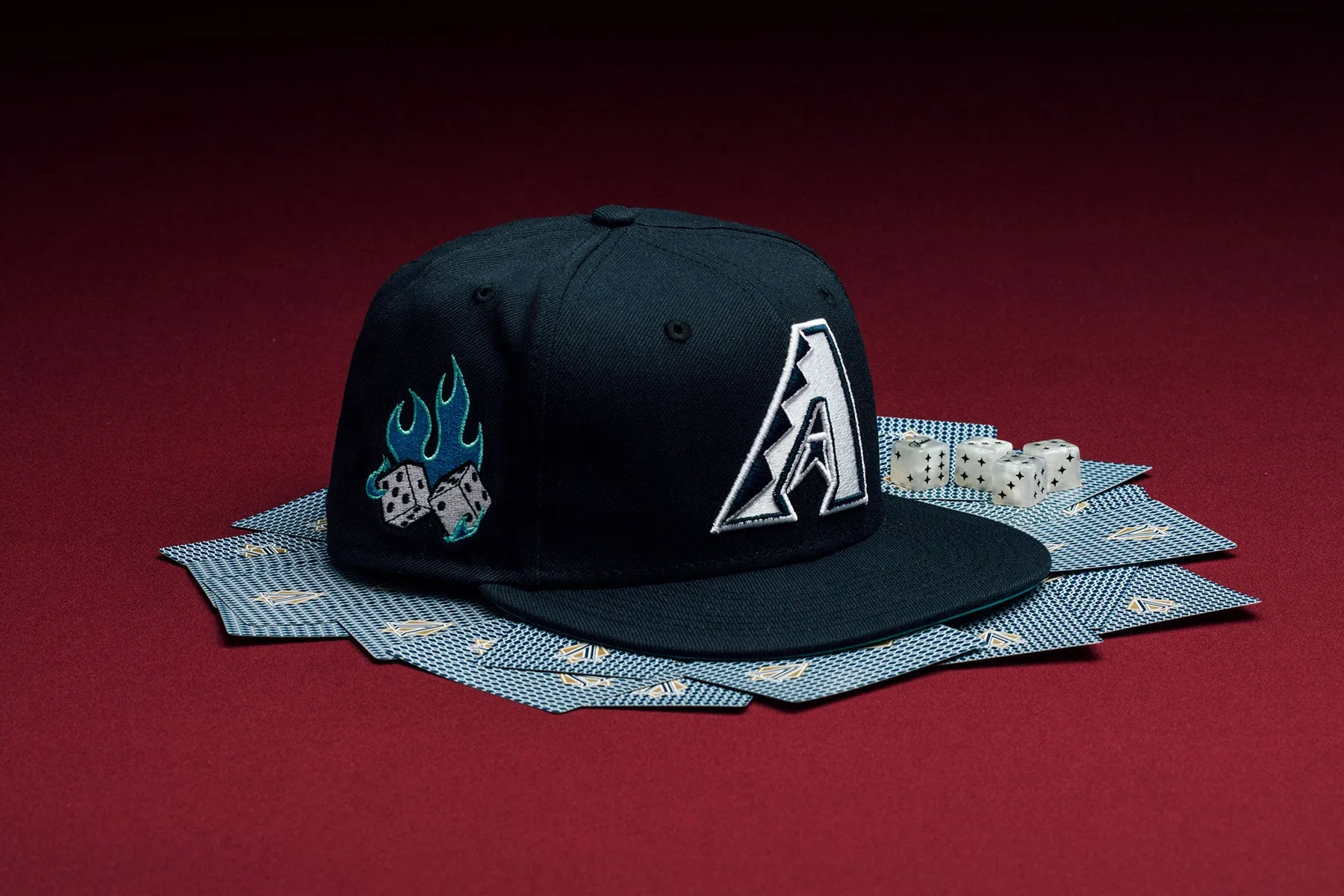 Feature x New Era Flaming Dice 59FIFTY Fitted - Arizona Diamondbacks