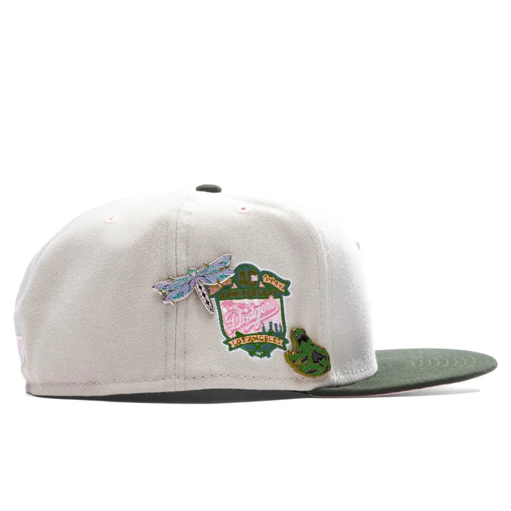 Feature x New Era Lotus 59FIFTY Fitted - Los Angeles Dodgers