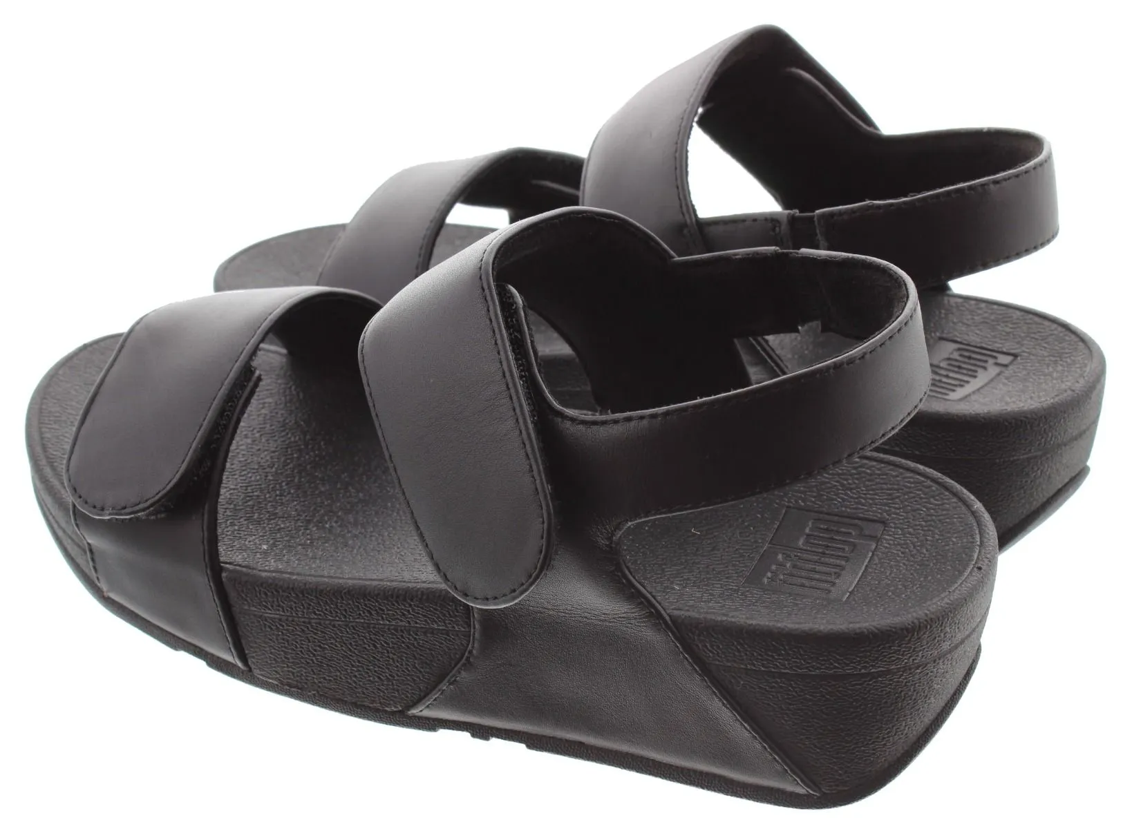 FITFLOP Ladies Lulu Adjustable Back Strap Sandals In Black