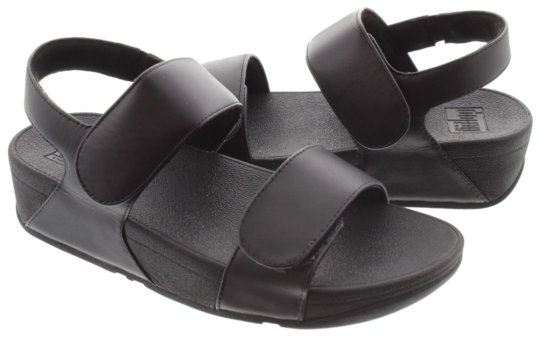 FITFLOP Ladies Lulu Adjustable Back Strap Sandals In Black