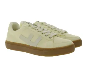 FLAMINGOS LIFE Classic 70`s city shoes vegan low-top sneakers Made in Spain FW21C7VANIVOCAR cream/brown