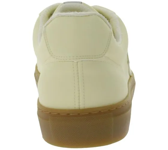 FLAMINGOS LIFE Classic 70`s city shoes vegan low-top sneakers Made in Spain FW21C7VANIVOCAR cream/brown